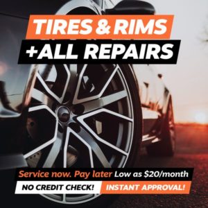 Rim tire package financing